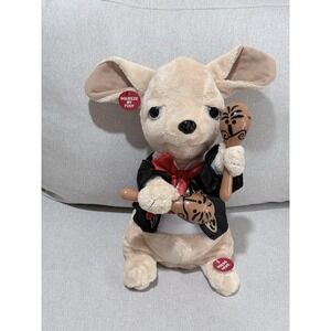 Cuddle Barn Chuey Bamba 12" Singing La Bamba Chihuahua Animated Plush Toy 07/22